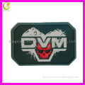 Custom embossed silicone label,3d pvc dripping rubber patch label for garments